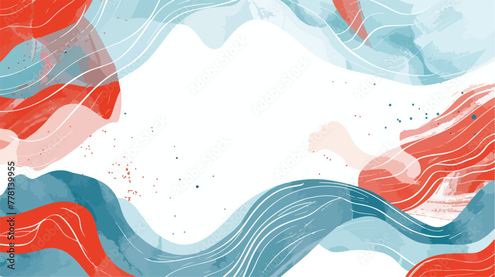 Light Blue Red vector natural abstract background. Co