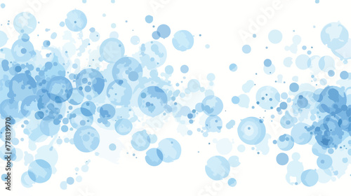 Light BLUE vector texture with disks. Blurred decorat photo