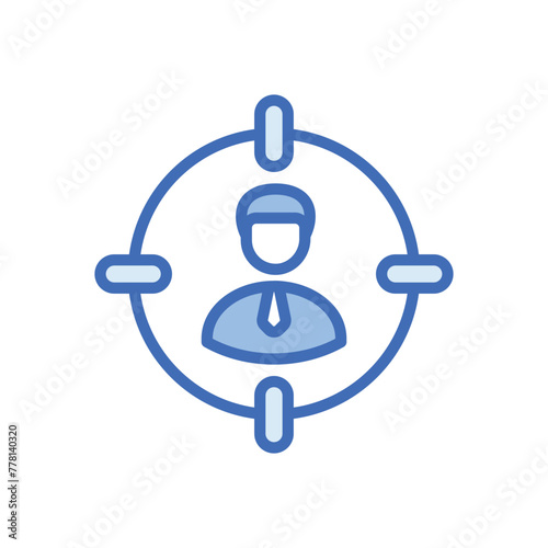 Head Hunting vector icon