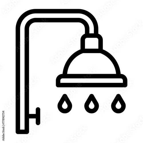 shower line icon
