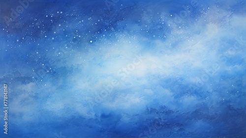 Sky inspired blue canvas, a tribute to the heavens' beauty © Cloudyew