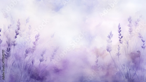 Watercolor background in a soft, inviting lavender