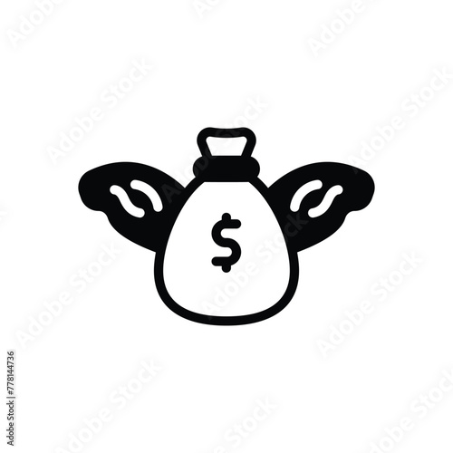 Chasing Money vector icon.