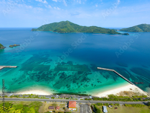 奄美大島 宇検村 タエン浜 空撮