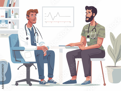 the doctor delivers diagnosis with clarity and empathy