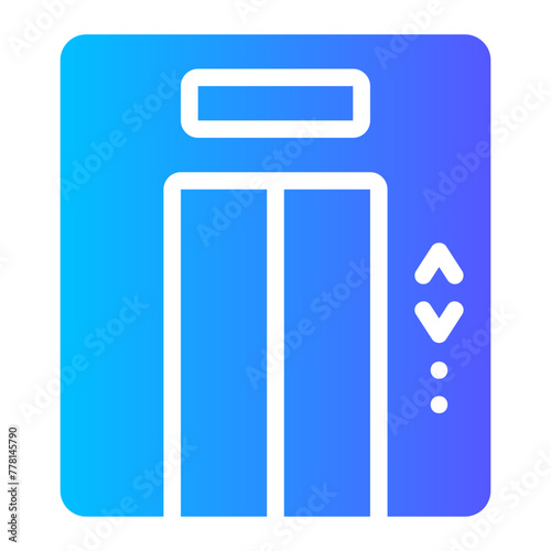 elevator gradient icon