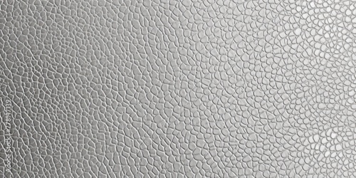 Silver leather pattern background with copy space for text or design showing the texture