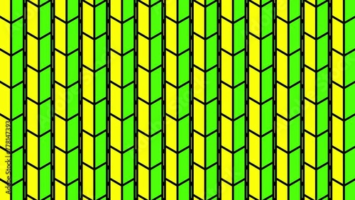 Animated colorful pattern in a seamless loop