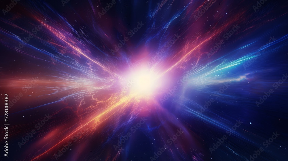 Cosmic hyper space warp with celestial phenomena Cosmic hyper space warp with celestial phenomena