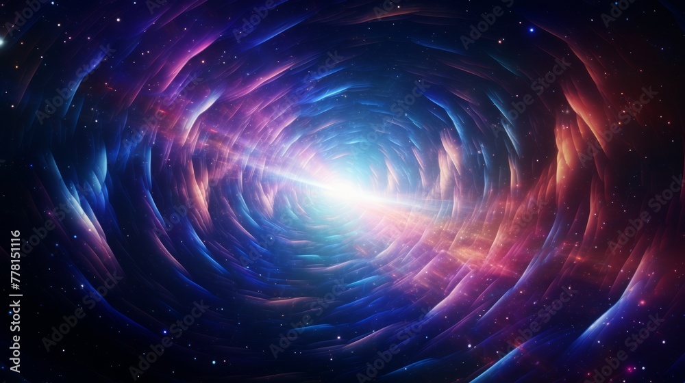 Surreal hyper space warp with cosmic energy