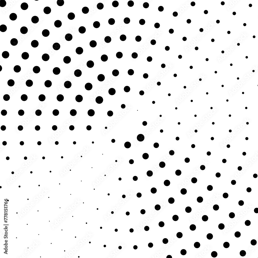 Black square texture with dotted halftone gradient in a pop art comic style isolated on white. Spotted background. Black square texture with dotted halftone gradient in a pop art comic style isolated on white. Spotted background.