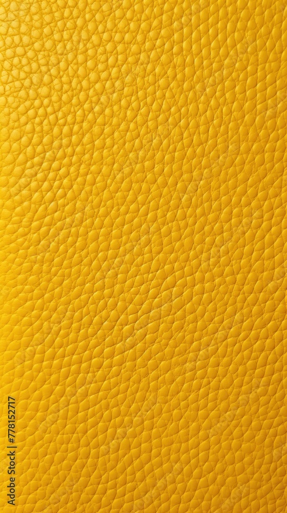 Yellow leather pattern background with copy space for text or design showing the texture