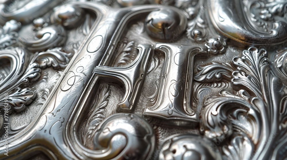 a close up of a metal object that looks like it is made out of metal and has ornate designs on it. a close up of a metal object that looks like it is made out of metal and has ornate designs on it.