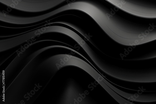 Black abstract dark design majestic beautiful paper texture background 3d art © Celina