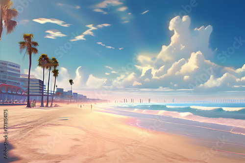 sunset on the beach
Generative AI