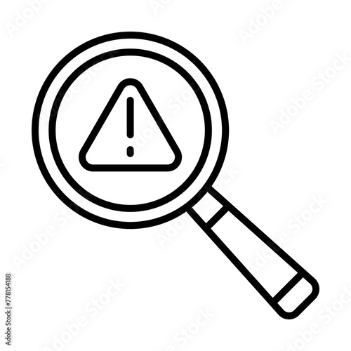 Fraud line icon