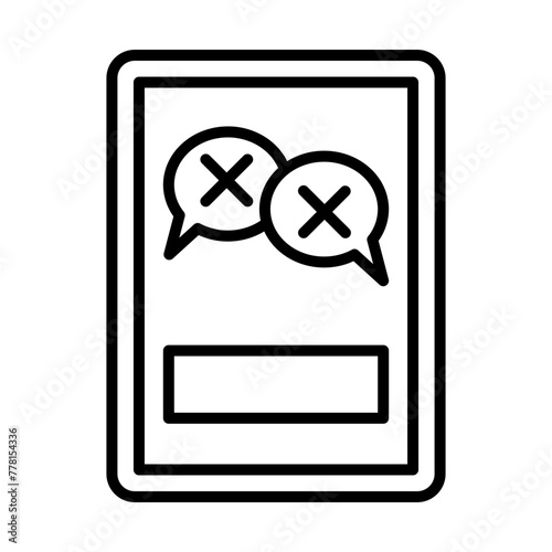 Rumor line icon