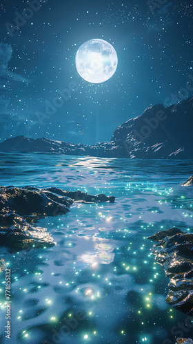 The Sea Under the Starry Sky