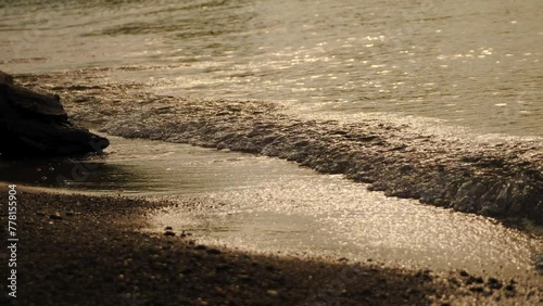 beach in the morning