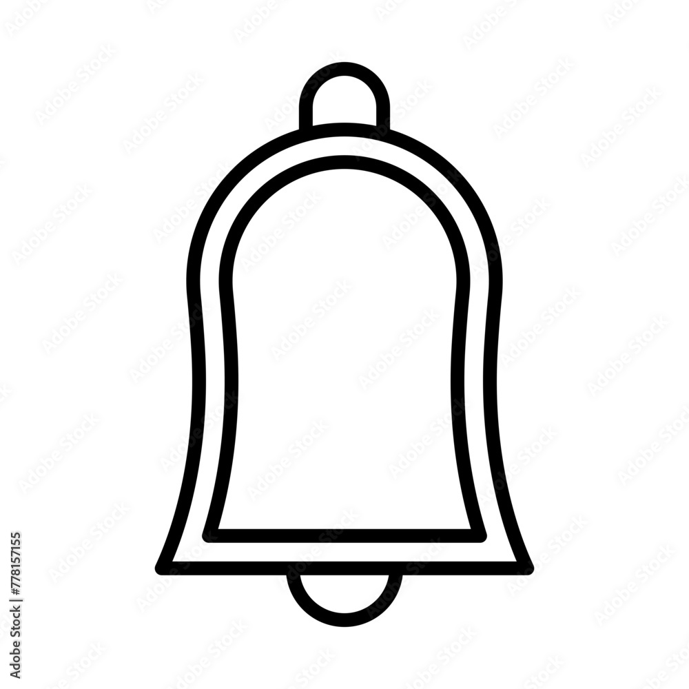 Obraz premium bell line icon