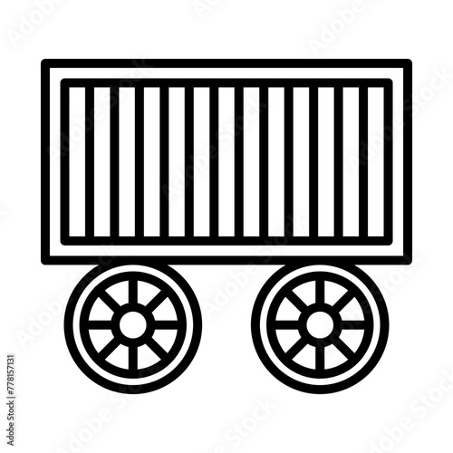 Cage line icon