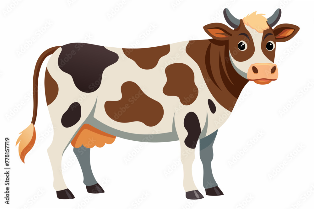  cow-vector-illustration--whit-background
