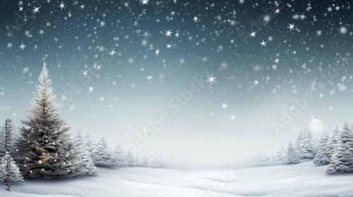 Spirit of christmas through delightful scene and ample copy space © Cloudyew