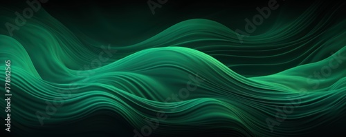 Green abstract dark design majestic beautiful paper texture background 3d art