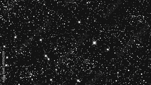 empty star field in deep space, in the style of comics. AI generative