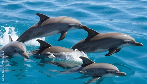A-Dolphin-Swimming-In-Sync-With-Its-Podmates-Upscaled_3