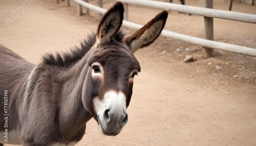 A-Donkey-With-A-Contented-Expression-Braying-Soft- 3