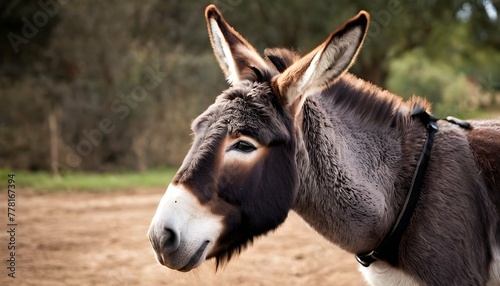 A-Donkey-With-Its-Ears-Perked-Forward-Listening-I- 2 © Shefiesah