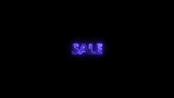 Abstract neon light sale text purple color illustration. Black background red circle 4k illustration.