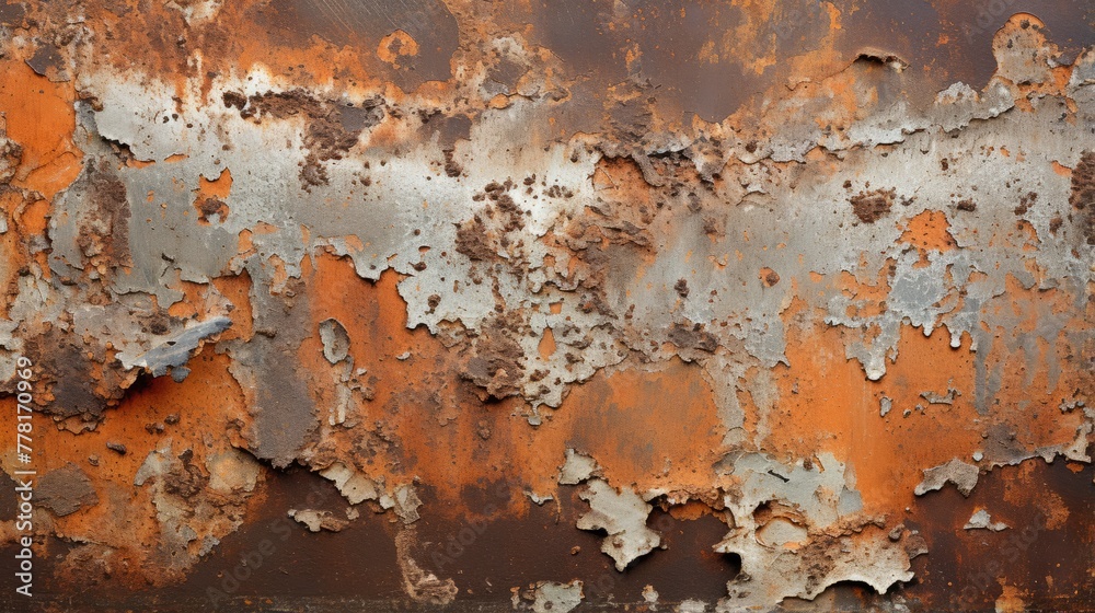 Abstract hyper zoom revealing the texture of rusted metal Abstract hyper zoom revealing the texture of rusted metal
