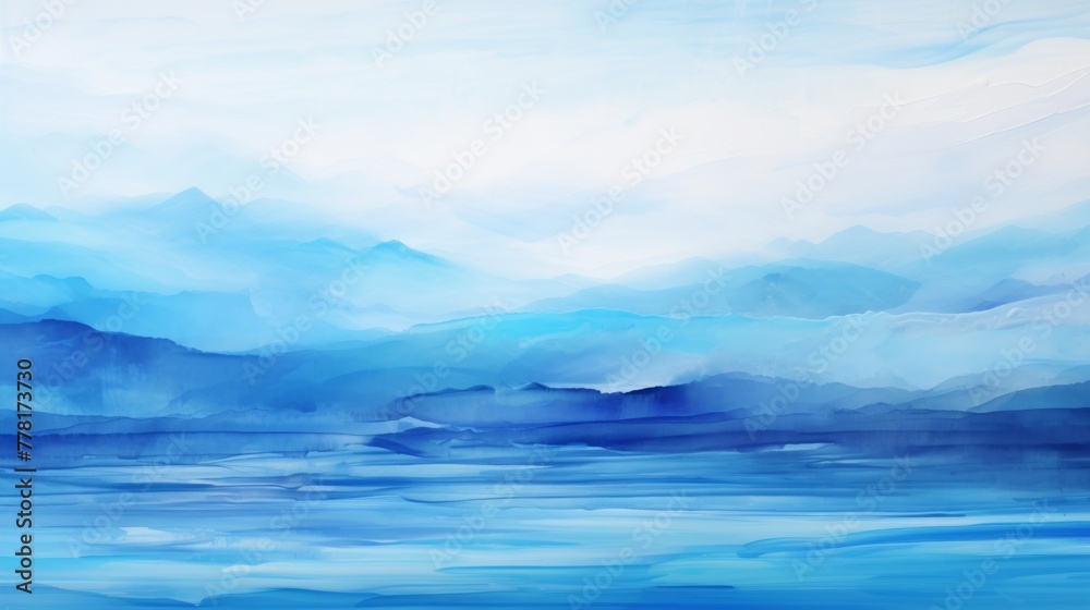 Mesmerizing blue scene, a tapestry of evolving colors and tones Mesmerizing blue scene, a tapestry of evolving colors and tones