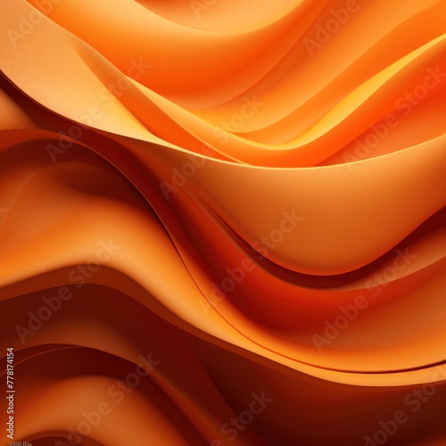 Orange abstract dark design majestic beautiful paper texture background 3d art