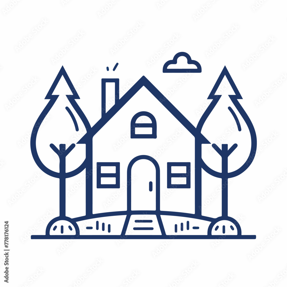 Real Estate Investment in cartoon, doodle style. Image for t-shirt, web, mobile apps and ui. Isolated 2d vector illustration in logo, icon, sketch style, Eps 10. AI Generative