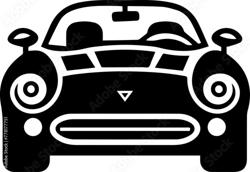 Car line vector illustration icon style