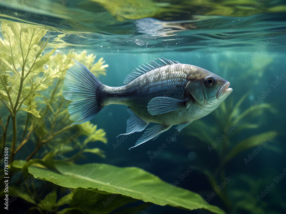 Obraz premium fish in aquarium