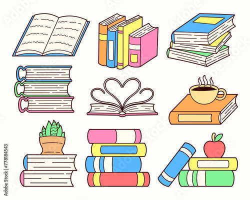 Book Doodle Elements