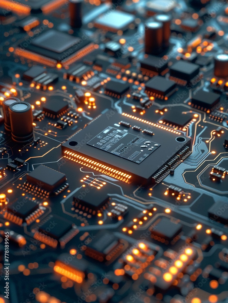 Circuit Board Various Components Circuit Board Various Components