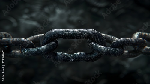 Resilient Bonds Symbolism of Loyalty Bravery and Unity in Weathered Chains