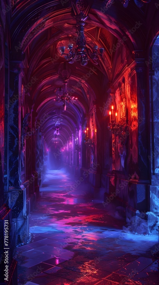of a Haunted Mansion s Ethereal Halls Amidst Spectral Apparitions and a Malevolent Artifact