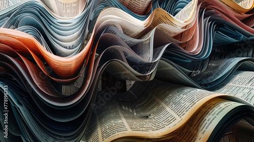 Abstract background made of books. Concept of education and reading.