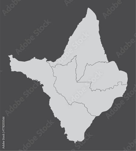 Amapa administrative map photo