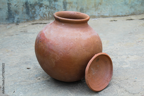 clay pot close-up view  © Sadasiba