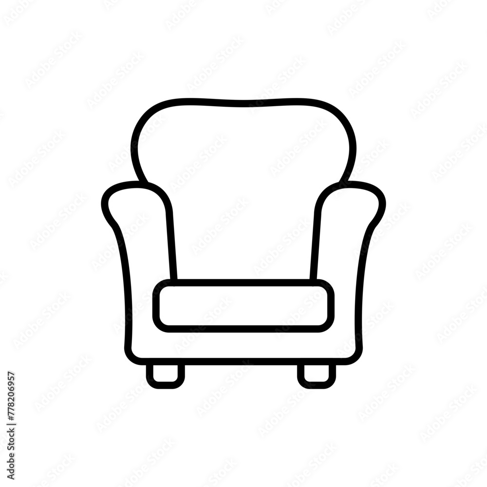 Sofa outline icons, minimalist vector illustration ,simple transparent graphic element .Isolated on white background Sofa outline icons, minimalist vector illustration ,simple transparent graphic element .Isolated on white background