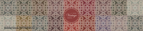 Oriental seamless pattern in geometric traditional Asia vintage style.