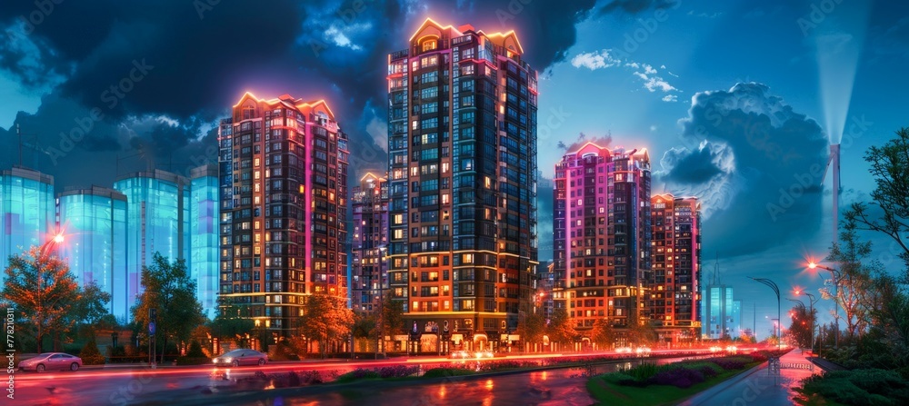 Fototapeta premium urban development perfect for backgrounds