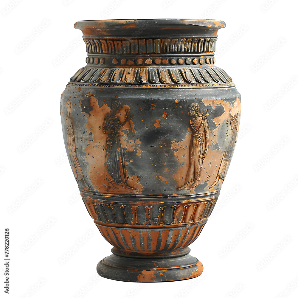 Ancient Greek vase PNG. Ancient jug isolated. Amphora vase PNG. Pithos ...